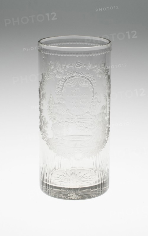 Beaker, Bohemia, 1800/25. Creator: Bohemia Glass.