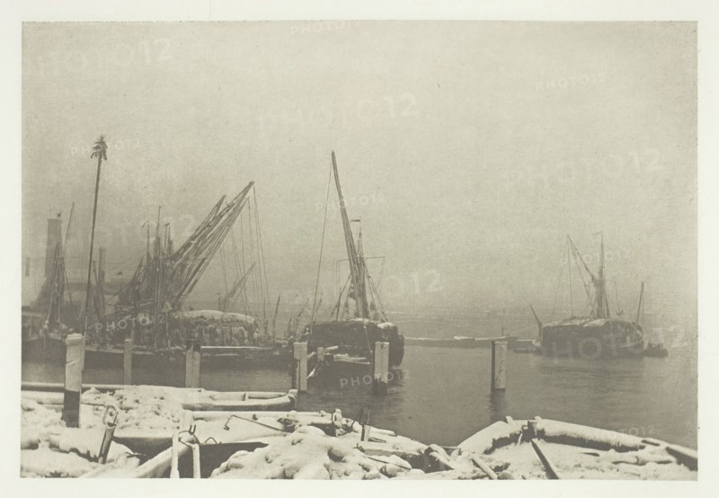 A Foggy Day on the Thames, c. 1889, printed October 1889. Creator: Joseph Gale.