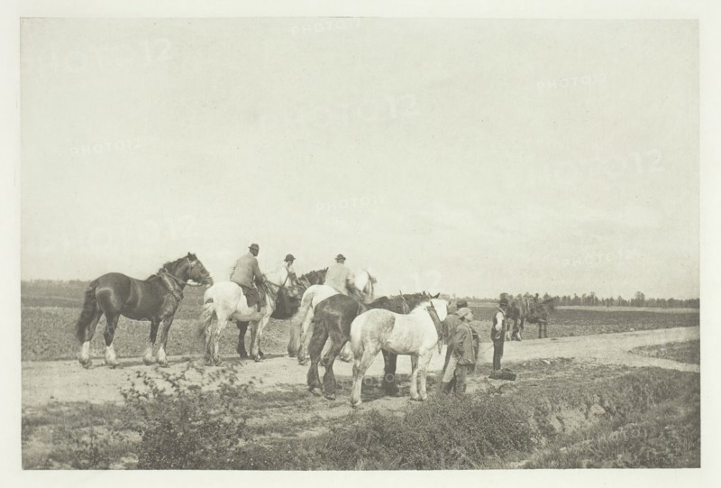 Homewards from Plough, c. 1889, printed October 1889. Creator: Joseph Gale.