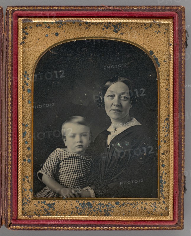 Untitled (Sarah Perkins Grosvenor Coit and George Coit), 1849. Creator: S. L. Holman.