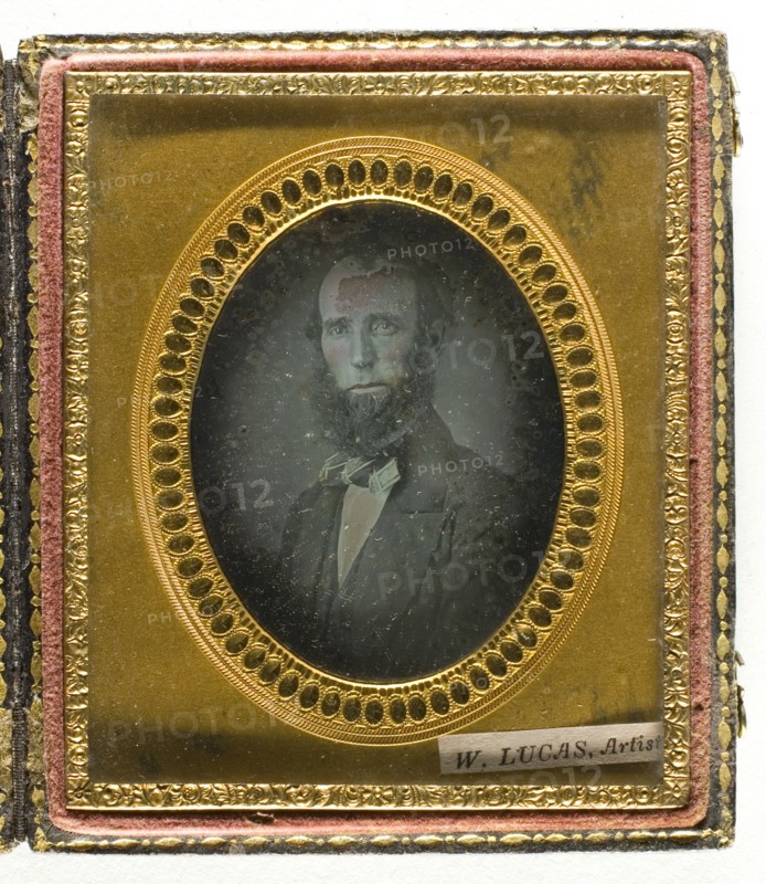 Untitled [portrait ofa bearded man], 1839/99.  Creator: W. Lucas.