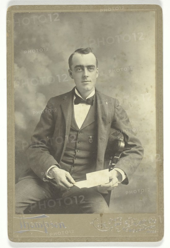Untitled (Portrait of Seated Man), 1880/1899. Creator: Thompson Studio.