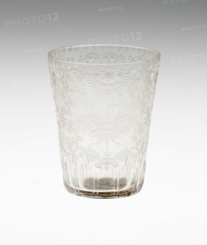 Beaker, Bohemia, c. 1690. Creator: Bohemia Glass.
