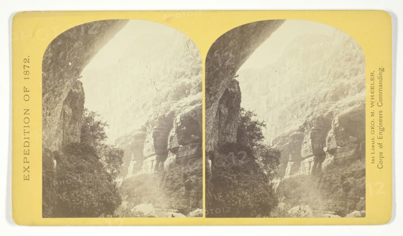 The Cañon of Kanab Creek, near its junction with the Grand Cañon of the Colorado..., 1872. Creator: William H. Bell.