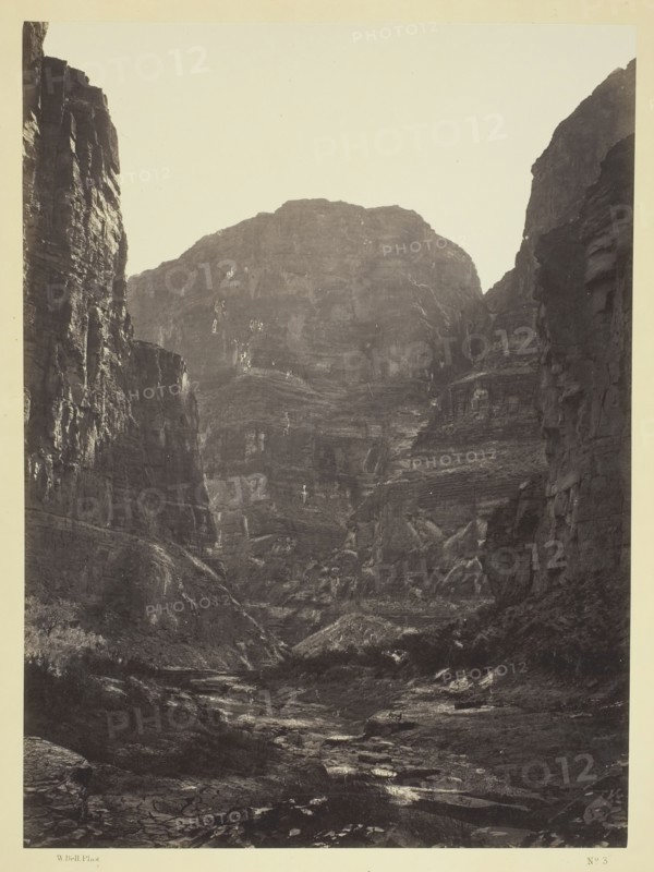 Cañon of Kanab Wash, Colorado River, Looking South, 1872. Creator: William H. Bell.