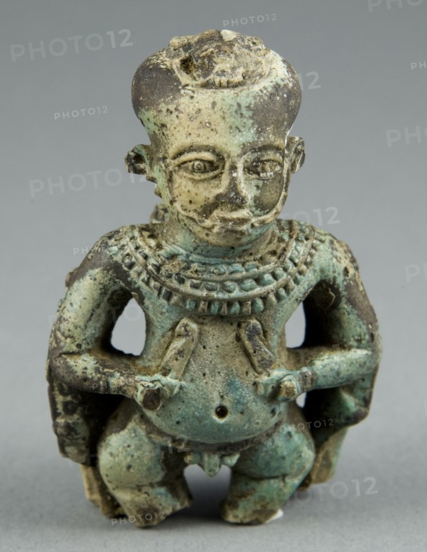 Amulet of Pataikos, Egypt, Third Intermediate Period, Dynasties 21-25 (about 1069-664 BCE). Creator: Unknown.