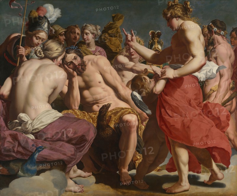 Jupiter Rebuked by Venus, c. 1612/13. Creator: Abraham Janssens.