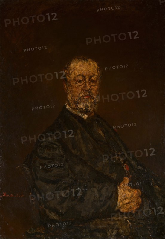 Portrait of Monsieur Rouland, c. 1875. Creator: Adolphe Monticelli.
