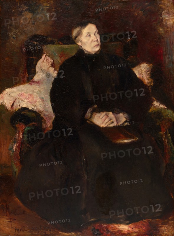 Portrait of a Lady, 1870/79. Creator: Adolphe Monticelli.