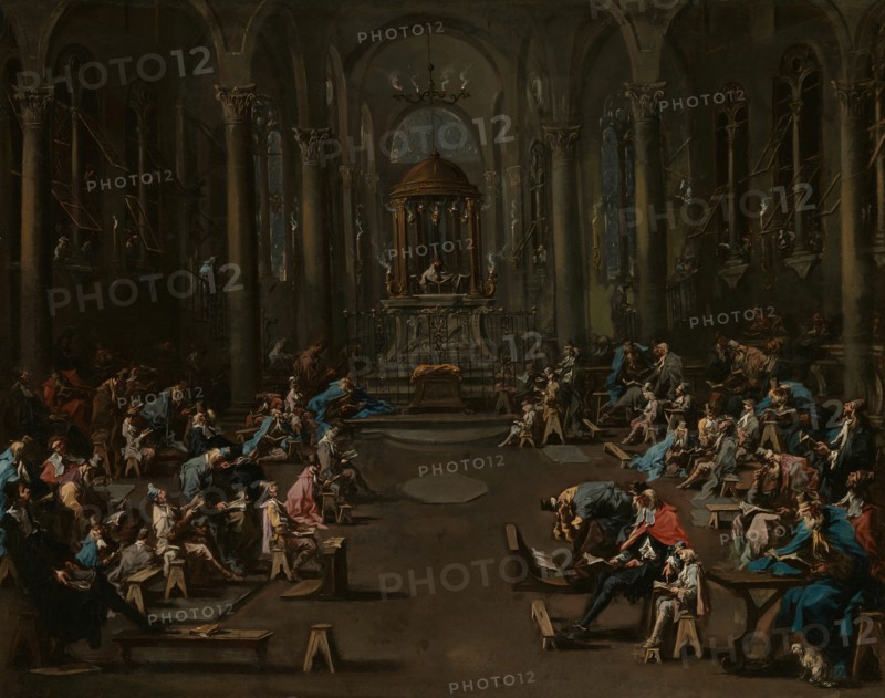 The Synagogue, 1725/35. Creator: Alessandro Magnasco.