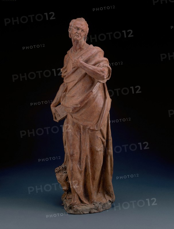 One of the Set of the Four Evangelists: Luke, modeled c. 1580. Creator: Alessandro Vittoria.