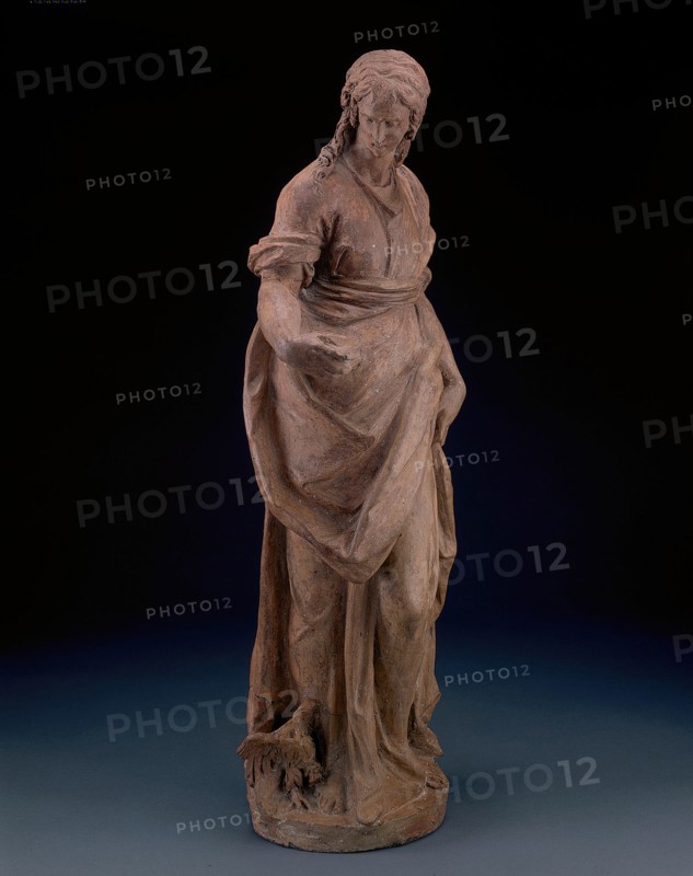 One of the Set of the Four Evangelists: John, modeled c. 1580. Creator: Alessandro Vittoria.