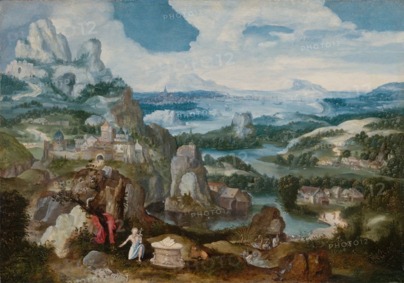 Landscape with the Penitent Saint Jerome, 1530/40. Creator: Unknown.