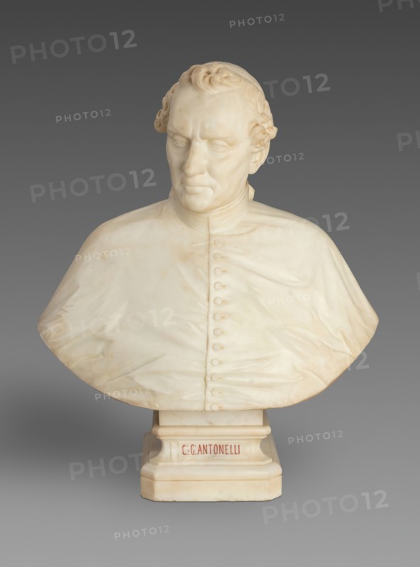Bust of Cardinal Giacomo Antonelli, 1859. Creator: Auguste Clésinger.