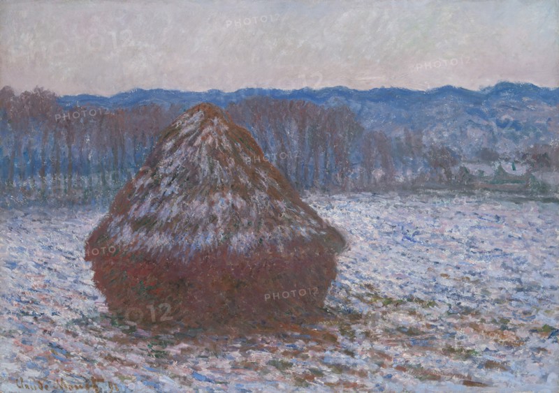 Stack of Wheat, 1890/91. Creator: Claude Monet.