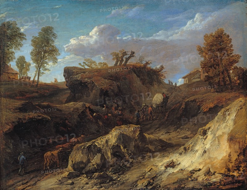 The Hollow Road, c. 1700. Creator: Cornelis Huysmans.