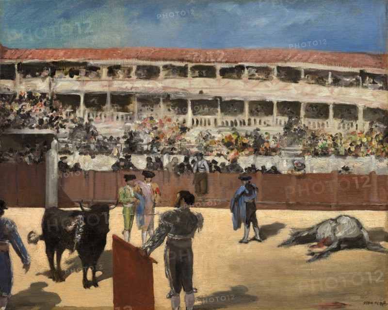 Bullfight, 1865/66. Creator: Edouard Manet.