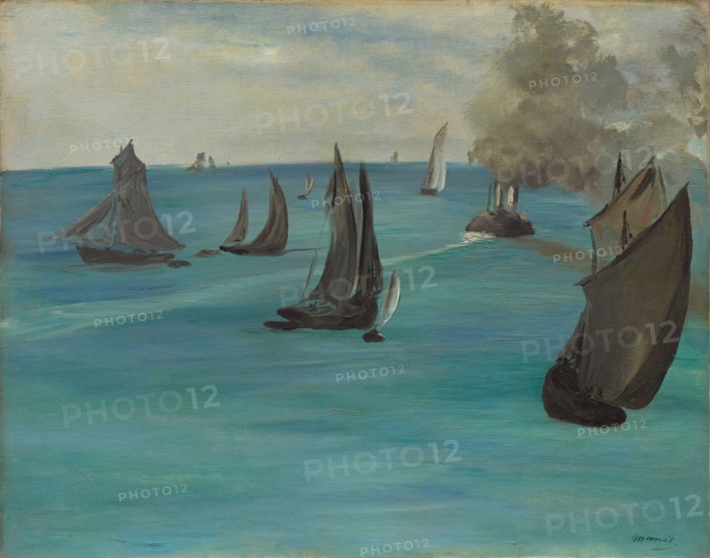 Sea View, Calm Weather (Vue de mer, temps calme), 1864. Creator: Edouard Manet.