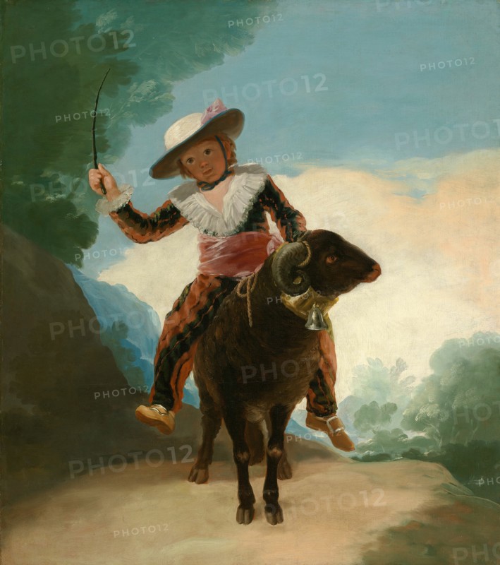 Boy on a Ram, 1786/87. Creator: Francisco Goya.
