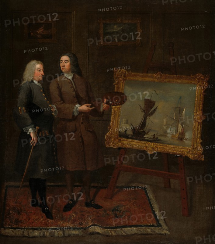 Thomas Walker and Peter Monamy, c. 1735. Creator: Gawen Hamilton.