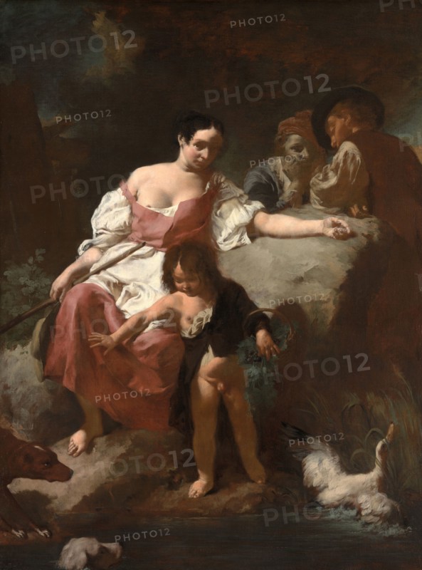 Pastoral Scene, 1740. Creator: Giovanni Battista Piazzetta.