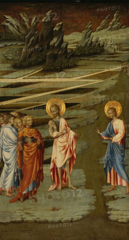 Ecce Agnus Dei, 1455/60. Creator: Giovanni di Paolo.