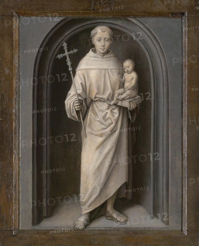 Saint Anthony of Padua, 1485/90. Creator: Hans Memling.