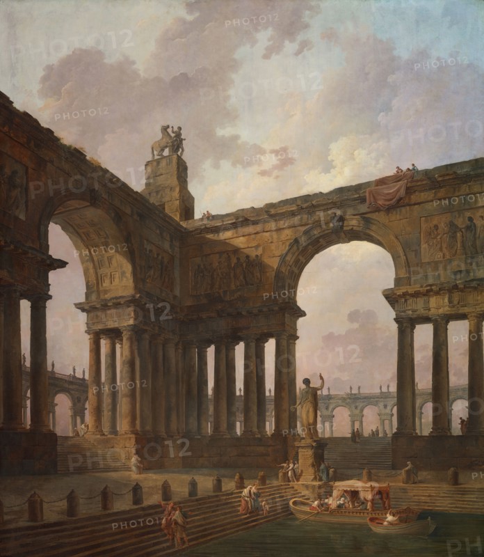 The Landing Place, 1787/88. Creator: Hubert Robert.