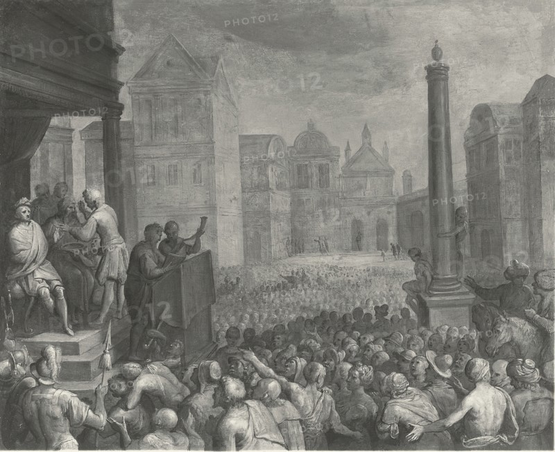 The Judgement of Zaleucus, 1605/10. Creator: Otto Van Veen.