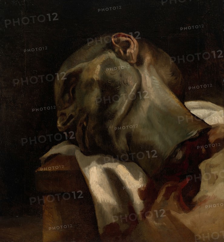Head of a Guillotined Man, 1818/19. Creator: Theodore Gericault.