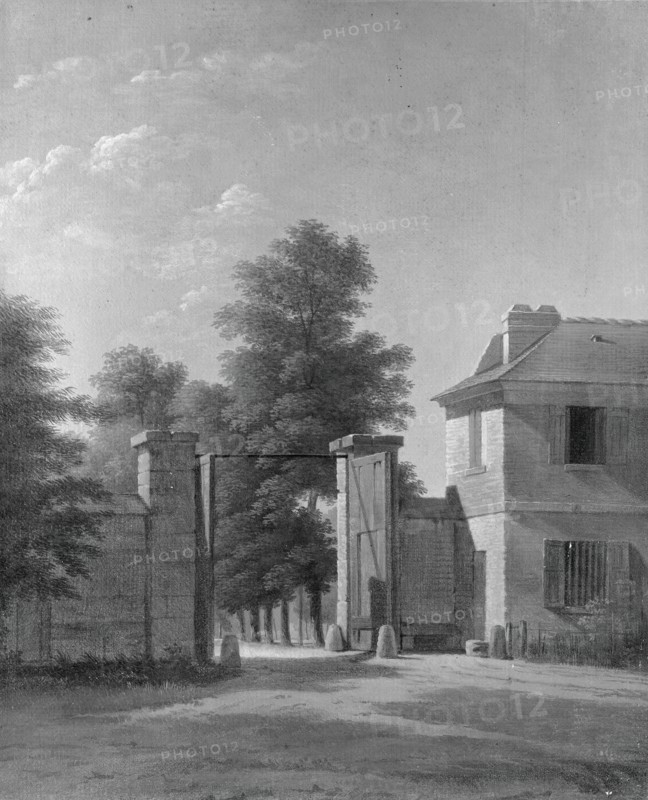 Entrance to the Park at Saint-Cloud, c. 1802. Creator: Jean-Victor Bertin.