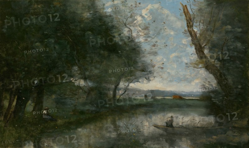 Landscape, 1865/70. Creator: Jean-Baptiste-Camille Corot.