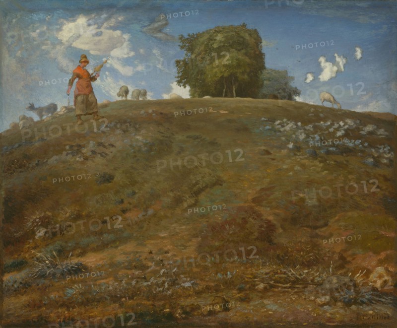 In the Auvergne, 1866/69. Creator: Jean Francois Millet.