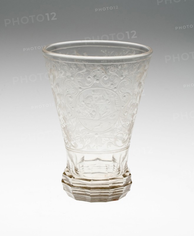 Beaker, Bohemia, c. 1725. Creator: Bohemia Glass.