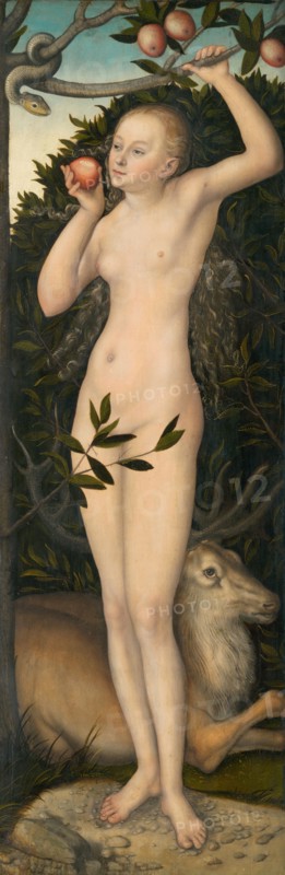 Eve, 1533/37. Creator: Lucas Cranach the Elder.