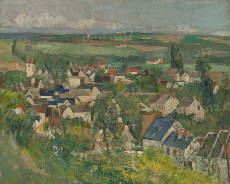 Auvers, Panoramic View, 1873/75. Creator: Paul Cezanne.