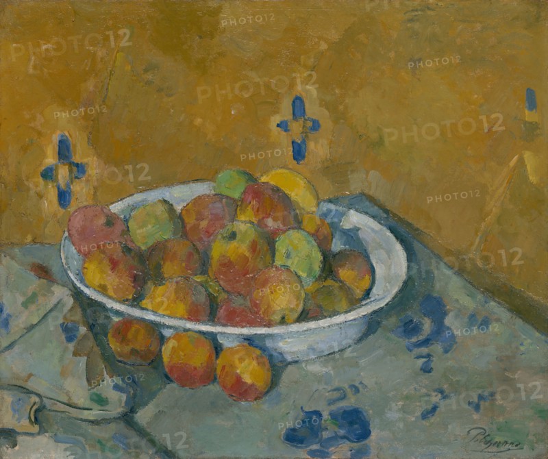 The Plate of Apples, c. 1877. Creator: Paul Cezanne.