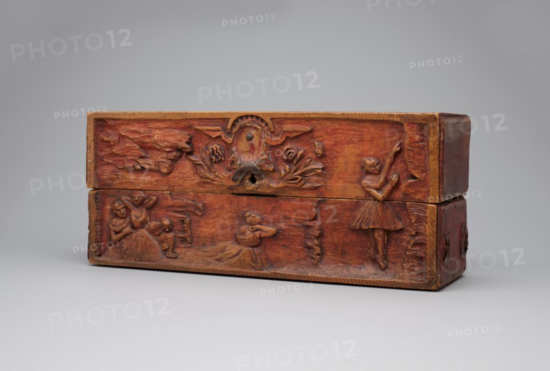Decorated Wooden Box, 1884. Creator: Paul Gauguin.