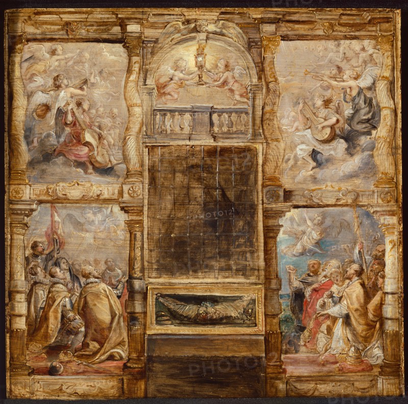 The Adoration of the Eucharist, c. 1626. Creator: Peter Paul Rubens.
