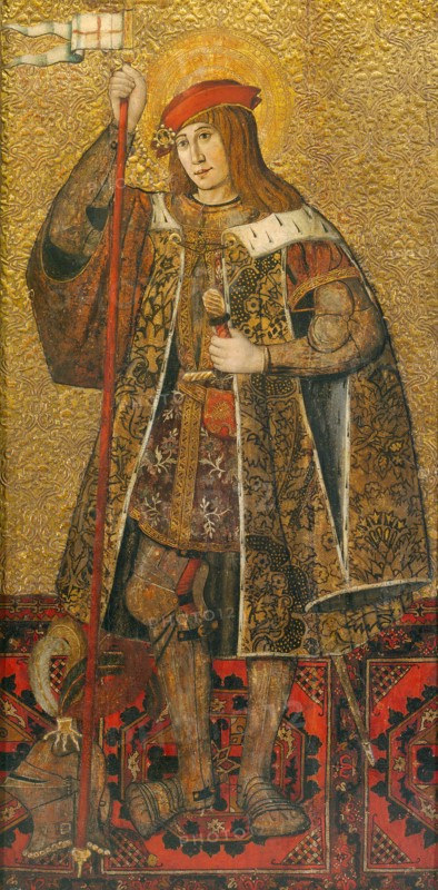 Warrior Saint, 1490/1500. Creator: Unknown.