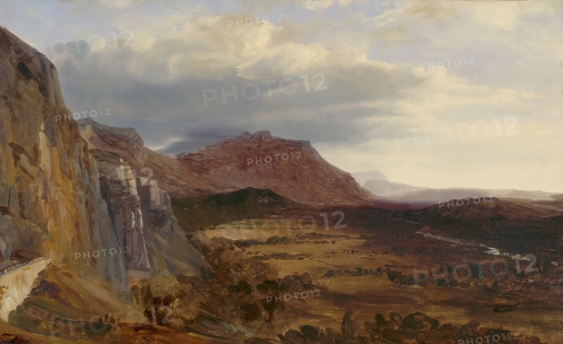 View of Saleve, near Geneva, 1834. Creator: Theodore Rousseau.