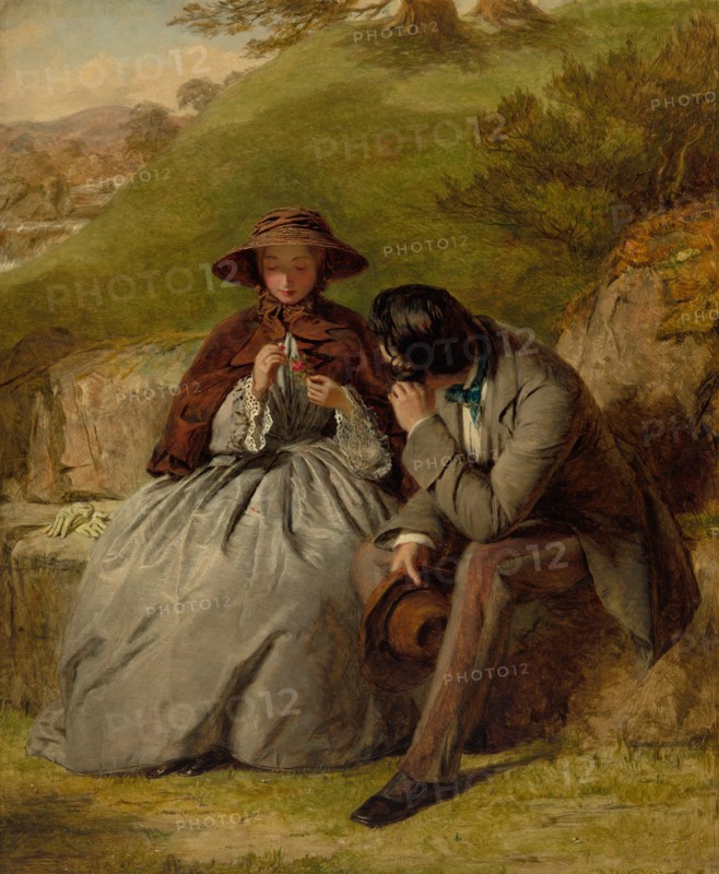 The Lovers, 1855. Creator: William Powell Frith.