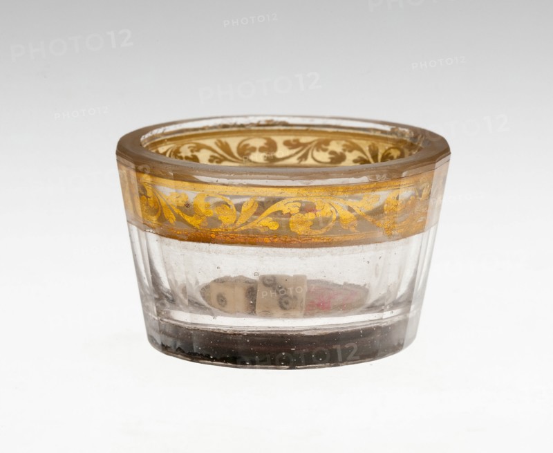 Salt, Bohemia, c. 1730. Creator: Bohemia Glass.