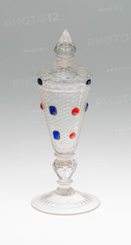 Goblet with Cover, Bohemia, c. 1710/20. Creator: Bohemia Glass.
