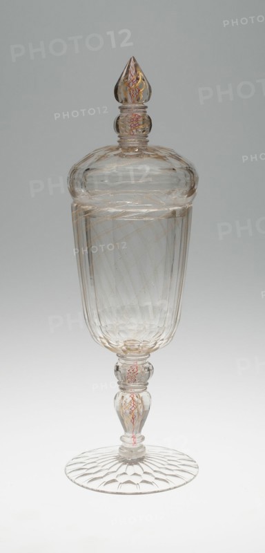 Covered Goblet (Pokal), Bohemia, 1700/50. Creator: Bohemia Glass.