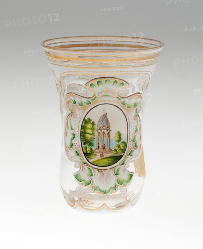 Beaker, Bohemia, c. 1850. Creator: Bohemia Glass.