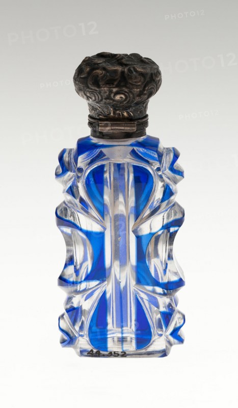 Scent Bottle, Bohemia, c. 1840/50. Creator: Bohemia Glass.