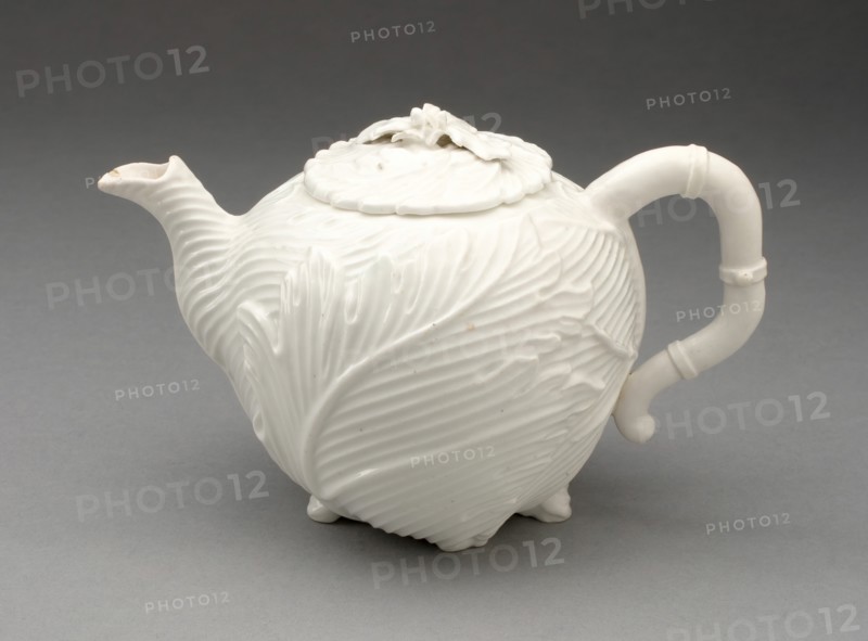 Teapot, Chelsea, 1747/49. Creator: Chelsea Porcelain Manufactory.