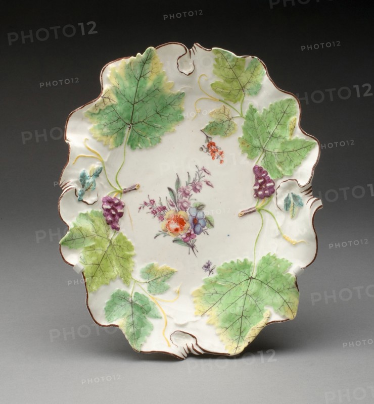 Dish, Chelsea, c. 1760. Creator: Chelsea Porcelain Manufactory.