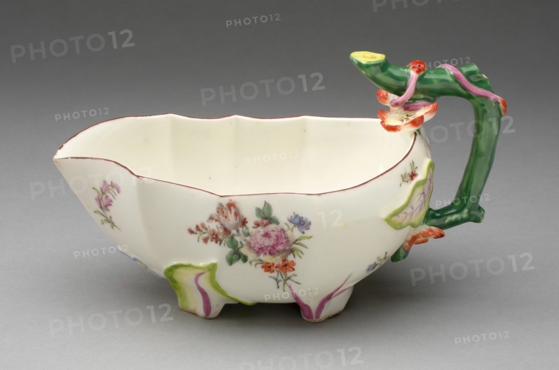 Sauceboat, Chelsea, 1760/70. Creator: Chelsea Porcelain Manufactory.